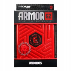 ETUI NA DARTA WINMAU ARMOR G2 DARTWALLET HARDCASE CZERWONY