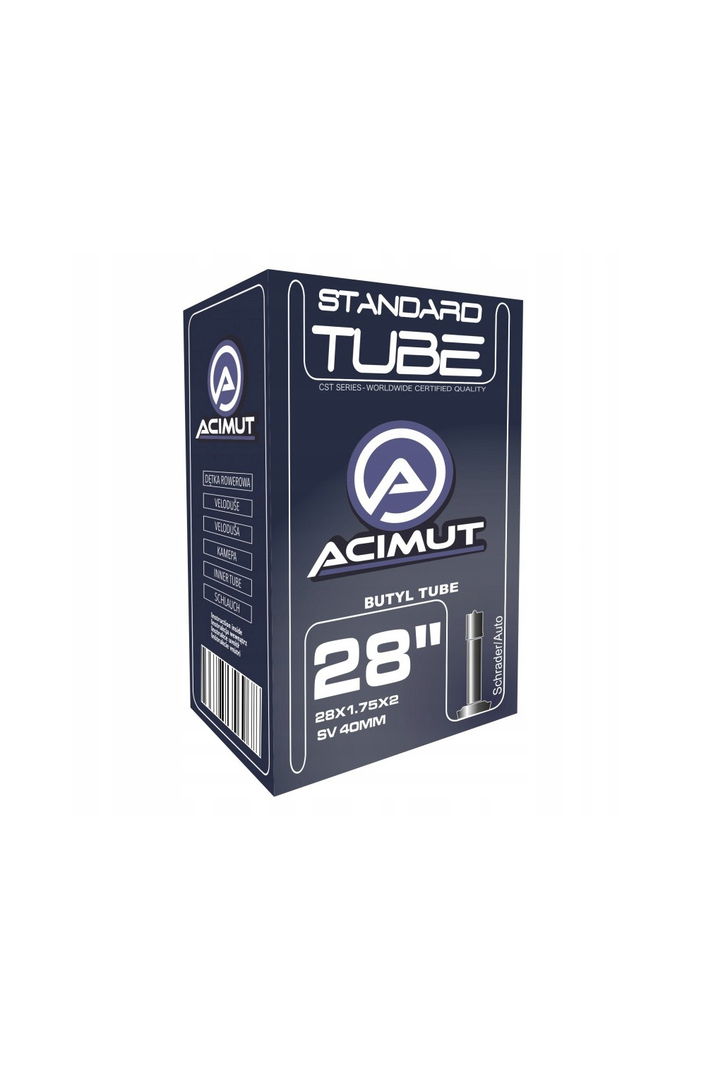 Dętka rowerowa ACIMUT 28x1.75x2 AV40