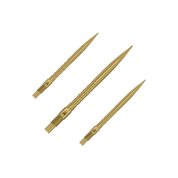 Wymienne groty do darta Harrows Quick Point Heavy Metal złote 30 mm