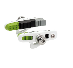 XLC Klocki hamulcowe do roweru BS-R05 zestaw 4 sztuk, 55 mm, biały/pad 3-kolorowy