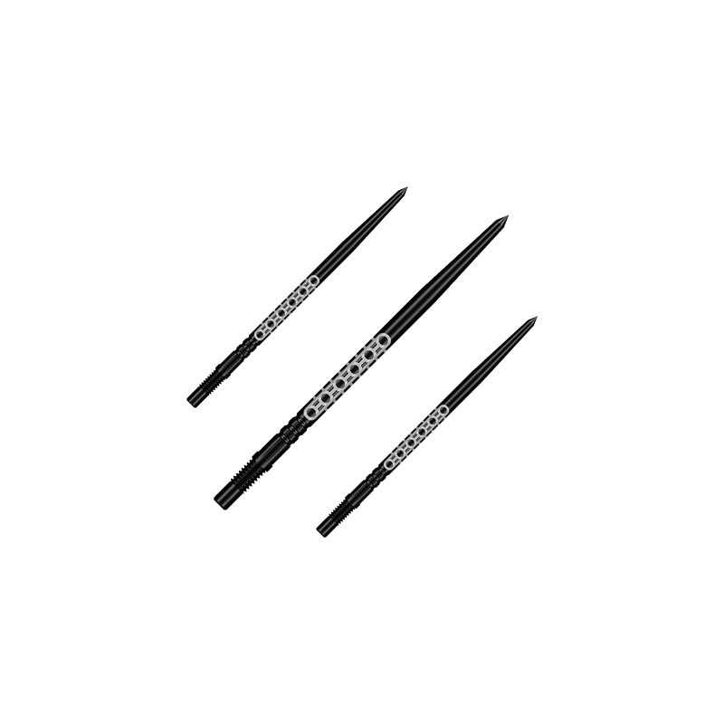 Groty do darta Shot Turbo Point Goths 40mm czarne stalowe