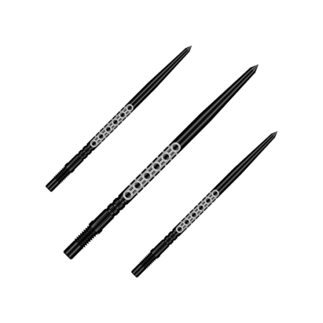 Groty do darta Shot Turbo Point Goths 40mm czarne stalowe