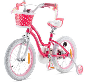 Rower Dziecięcy Royal Baby Stargirl 16" z bocznymi kółkami