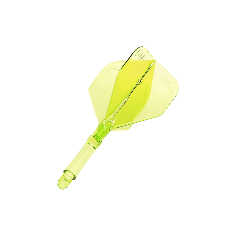 Piórka do lotek dart L-Style L-System Neon Yellow 3szt 26 mm