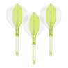 Piórka do lotek dart L-Style L-System Neon Yellow 3szt 33 mm