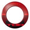 Opona ochronna na ścianę Target TOR Dartboard Surround czerwona