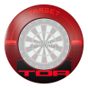 Opona ochronna na ścianę Target TOR Dartboard Surround czerwona