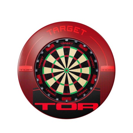 Zestaw Tarcza do darta Target TOR EVO sizal WDF + Czerwona osłona Target Ring