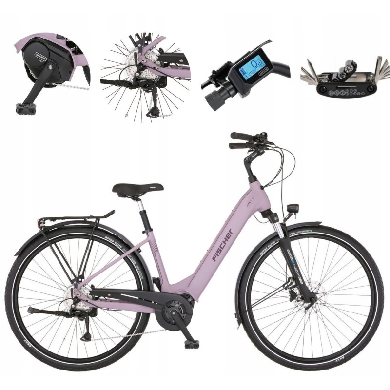 Elektryczny Rower Miejski Fischer Cita 3.3i 28", 43cm rama 14,5 Ah