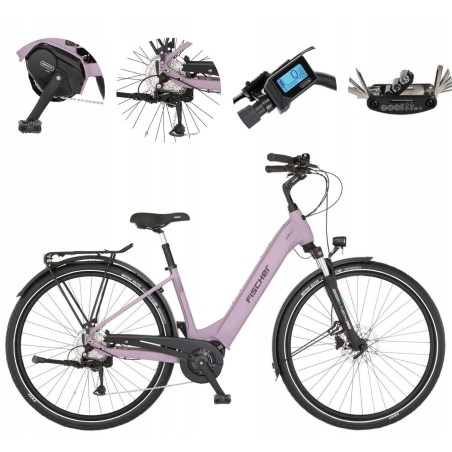Elektryczny Rower Miejski Fischer Cita 3.3i 28", 43cm rama 14,5 Ah