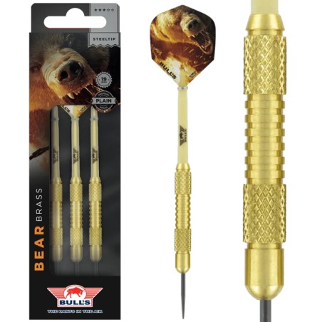 Lotki do Darta Bull's Bear Brass 19g Steeltip