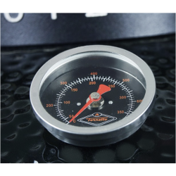 Grill kompaktowy ceramiczny węglowy Fornetto Kamado Lento Czarny 16"