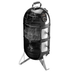 Fornetto Razzo Pro Black 2w1 - Grill Węglowy i Wędzarka