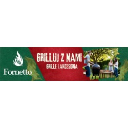 Fornetto Razzo Pro Black 2w1 - Grill Węglowy i Wędzarka