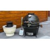 Grill kompaktowy ceramiczny węglowy Fornetto Kamado Lento Czarny 16"