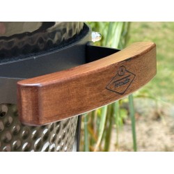 Grill kompaktowy ceramiczny węglowy Fornetto Kamado Lento Czarny 16"