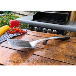 Szpatułka do grilla ze stali nierdzewnej Fervor BBQ Deluxe Spatula Ostrze