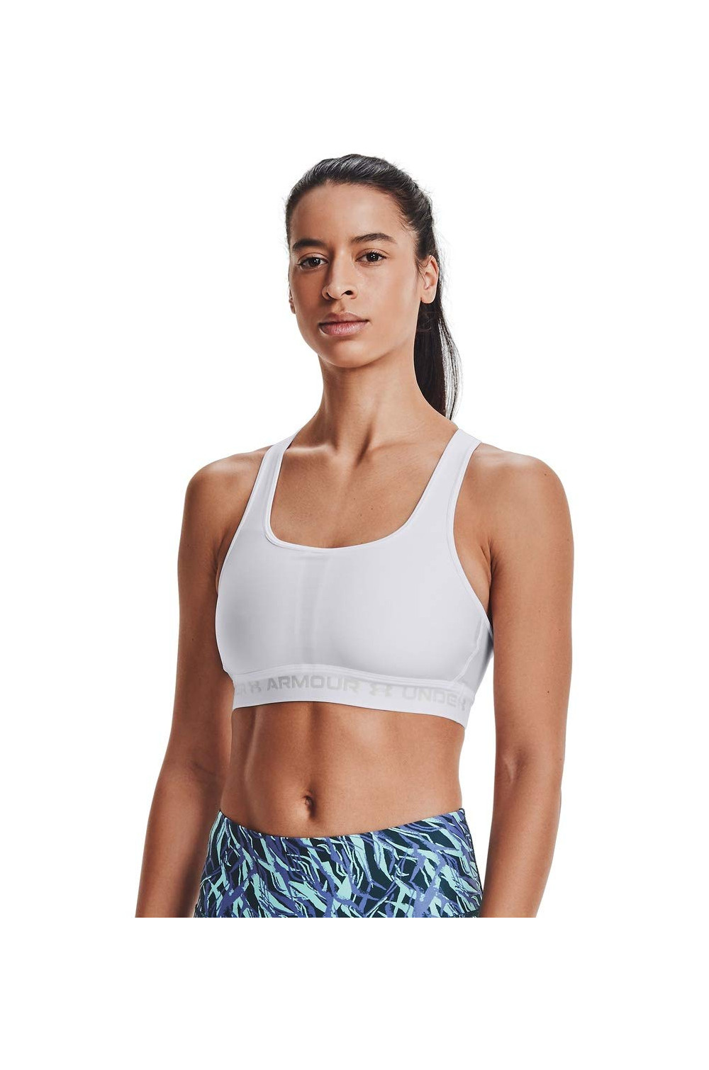 Biustonosz sportowy Crossback Mid Bra White L/G/G