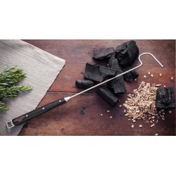 Zestaw 4 przyborów ze stali nierdzewnej do grillowania Fornetto