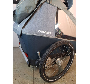 Croozer - przyczepka rowerowa Vaaya 2 dla dzieci, niebieski, unisex