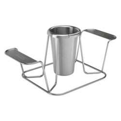 Ruszt do grillowania kurczaka ze stali nierdzewnej Fervor