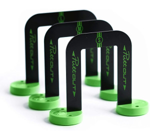 PuttOUT Pro bramki do golfa 3 rozmiary bram i etui, bramy Golf trening