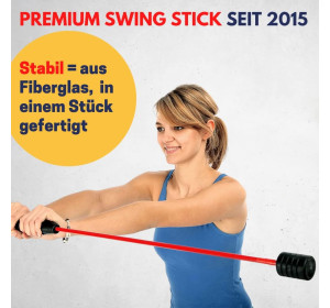 Best Sporting Kij do treningu, swing stick, drgający drążek