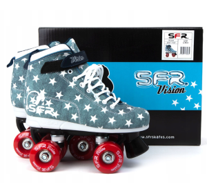 Wrotki SFR Skates Vision Canvas niebiesko-białe r. 35.5