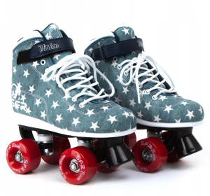 Wrotki SFR Skates Vision Canvas niebiesko-białe r. 35.5