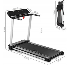 Bieżnia elektryczna FitFiu MC-260 do 12km/h 1800W do 110kg
