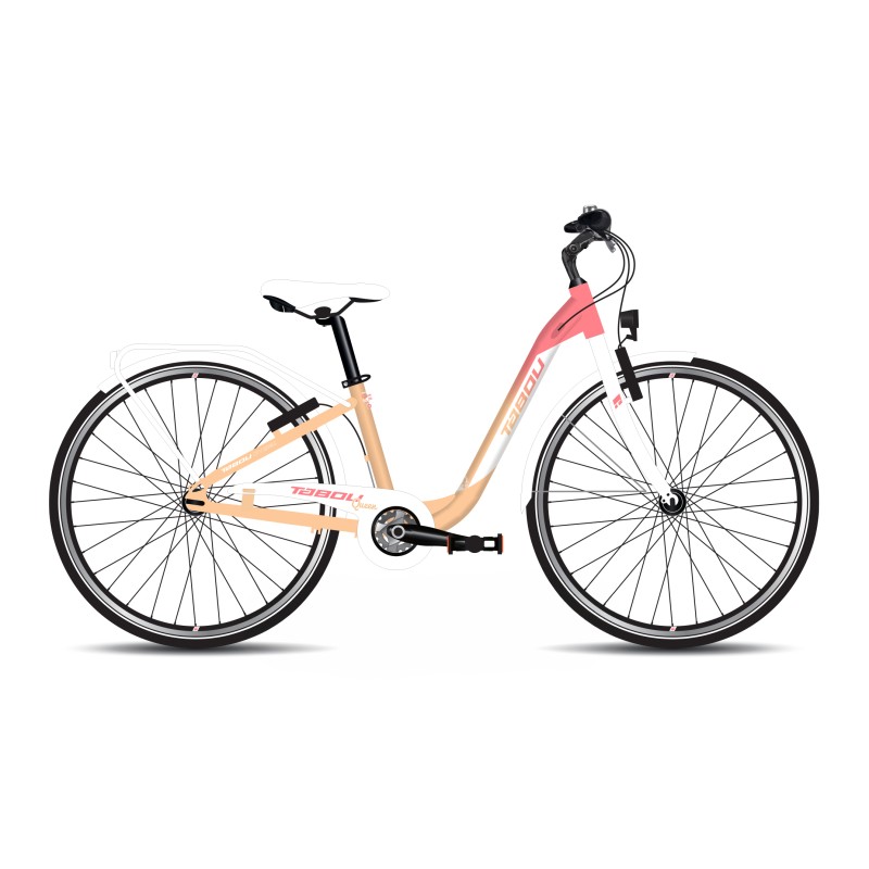 Rower damski R.TABOU 26 QUEEN 26 PLUS coral / white
