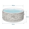 Basen Spa Bestway SPA 60027 Lay-Z Vancouver 5 osobowe 155cm WI-FI