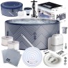 Basen SPA ogrodowe  MSpa Frame NAVAL 6 os. Wi-Fi 1800 l/h