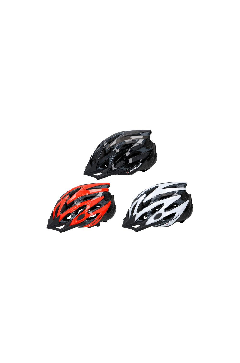 Kask rowerowy regulowany DUNLOP MTB czarny R. L (58-61CM)