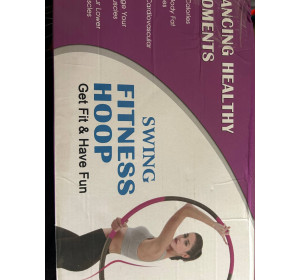 Hula hoop piankowe, składane, 8 segmentów, z wypustkami 95cm SWING FITNESS