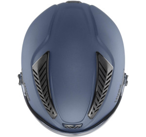 Uvex HLMT 600 visor - dla mężczyzn i kobiet - indywidualne dopasowanie - mit Visier -niebieski mat- 59-61 cm