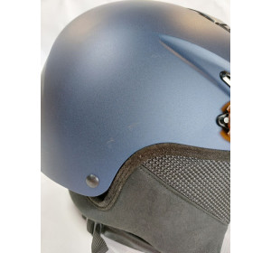 Uvex HLMT 600 visor - dla mężczyzn i kobiet - indywidualne dopasowanie - mit Visier -niebieski mat- 59-61 cm