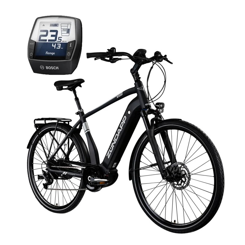 Rower elektryczny trekkingowy Zundapp X500 28" 250W BOSCH 51cm czarny