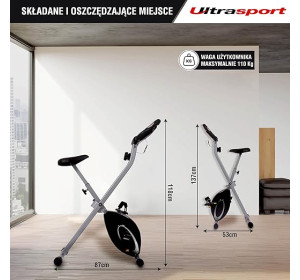F Bike Ultasport kol. czarno-szary rower treningowy