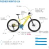 FISCHER Rower elektryczny MTB MONTIS 8.0i RH 49 cm, 90 Nm 36 V