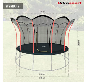 Ultrasport Trampolina ogrodowa Lotus 366