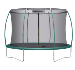 Ultrasport Deluxe trampolina ogrodowa 366cm, 12FT, do 150kg