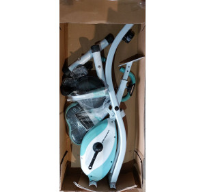 Ultrasport F-bike 200B z oparciem, rower treningowy mechaniczny, pionowy
