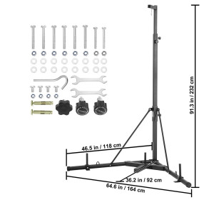 Vevor Stojak na worek treningowy, udźwig do 180 kg, wolnostojąca rama