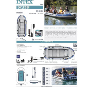 Ponton Intex EXCURSION 5 68325 366 cm Opis!