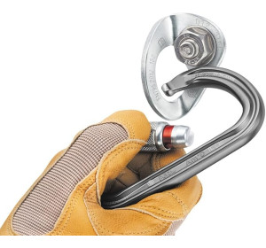 Plakietka Petzl - Coeur Steel 10 mm 1 szt. szary kolor