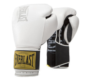 Everlast 1910 klasyczne rękawice treningowe 16 OZ WHITE