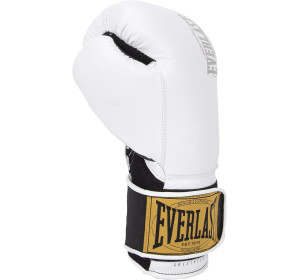 Everlast 1910 klasyczne rękawice treningowe 16 OZ WHITE