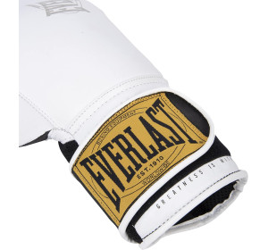 Everlast 1910 klasyczne rękawice treningowe 16 OZ WHITE