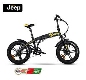 Rower elektryczny Fatbike Jeep FAT FR 7020 Składany 250 W 20" 10Ah LCD